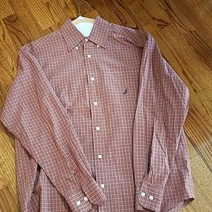 Nautica plaid dress shirt